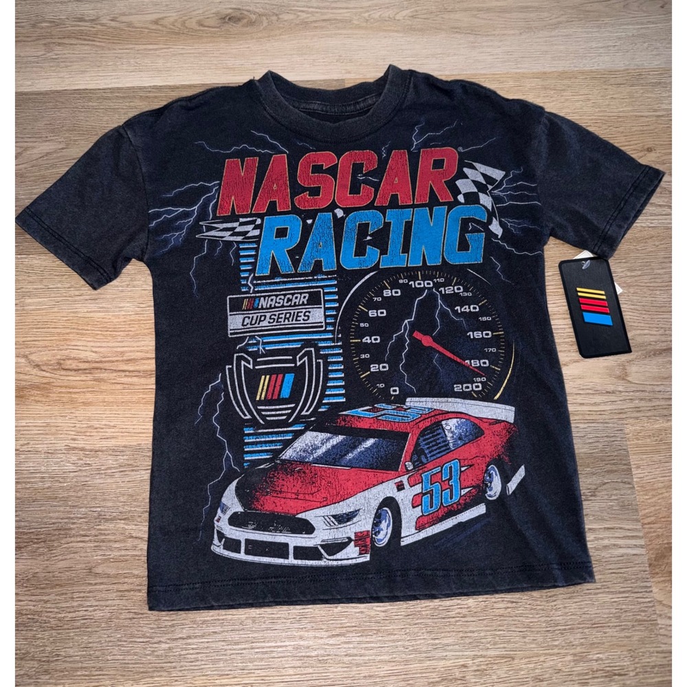 NASCAR boys relaxed graphic tshirt Xs 4/5